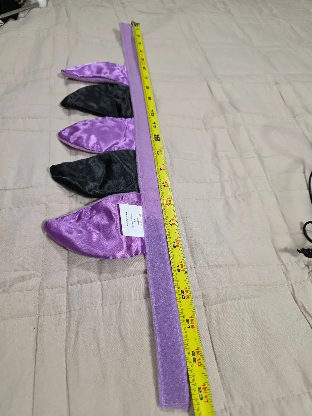 Witch Hat And Collar Costum/Accessories For Dog M/L Black Purple